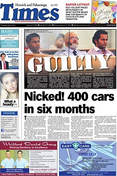 Howick and Pakuranga Times - April 2nd 2015