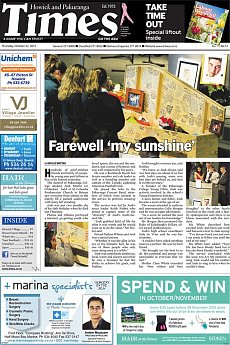 Howick and Pakuranga Times - October 22nd 2015