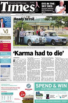 Howick and Pakuranga Times - October 29th 2015