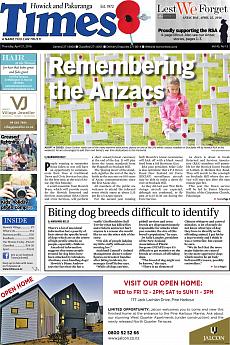 Howick and Pakuranga Times - April 21st 2016